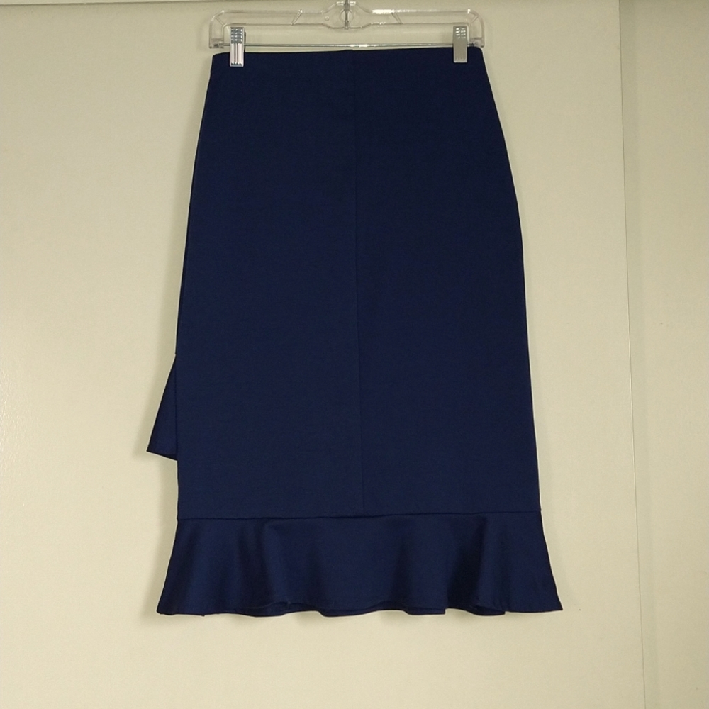 Blue Ruffle skirt - Picture 5 of 12
